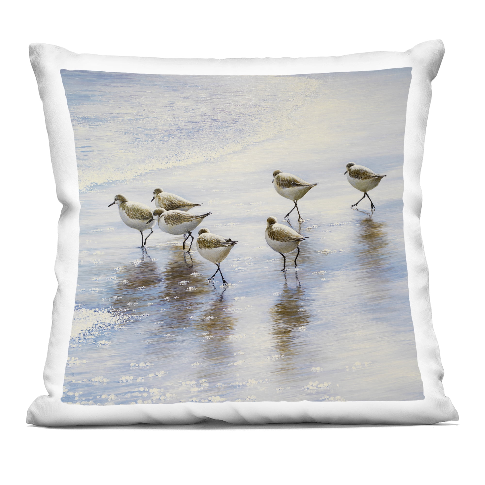 Stupell Industries Sand Dancers on Shore Decorative Printed Throw Pillow, design by Bruce Nawrocke
