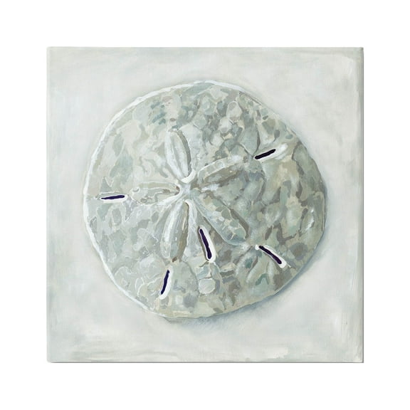 Stupell Industries Sand Dollar Seashell Painting Gallery Wrapped Canvas Print Wall Art, Design by Erica Christopher