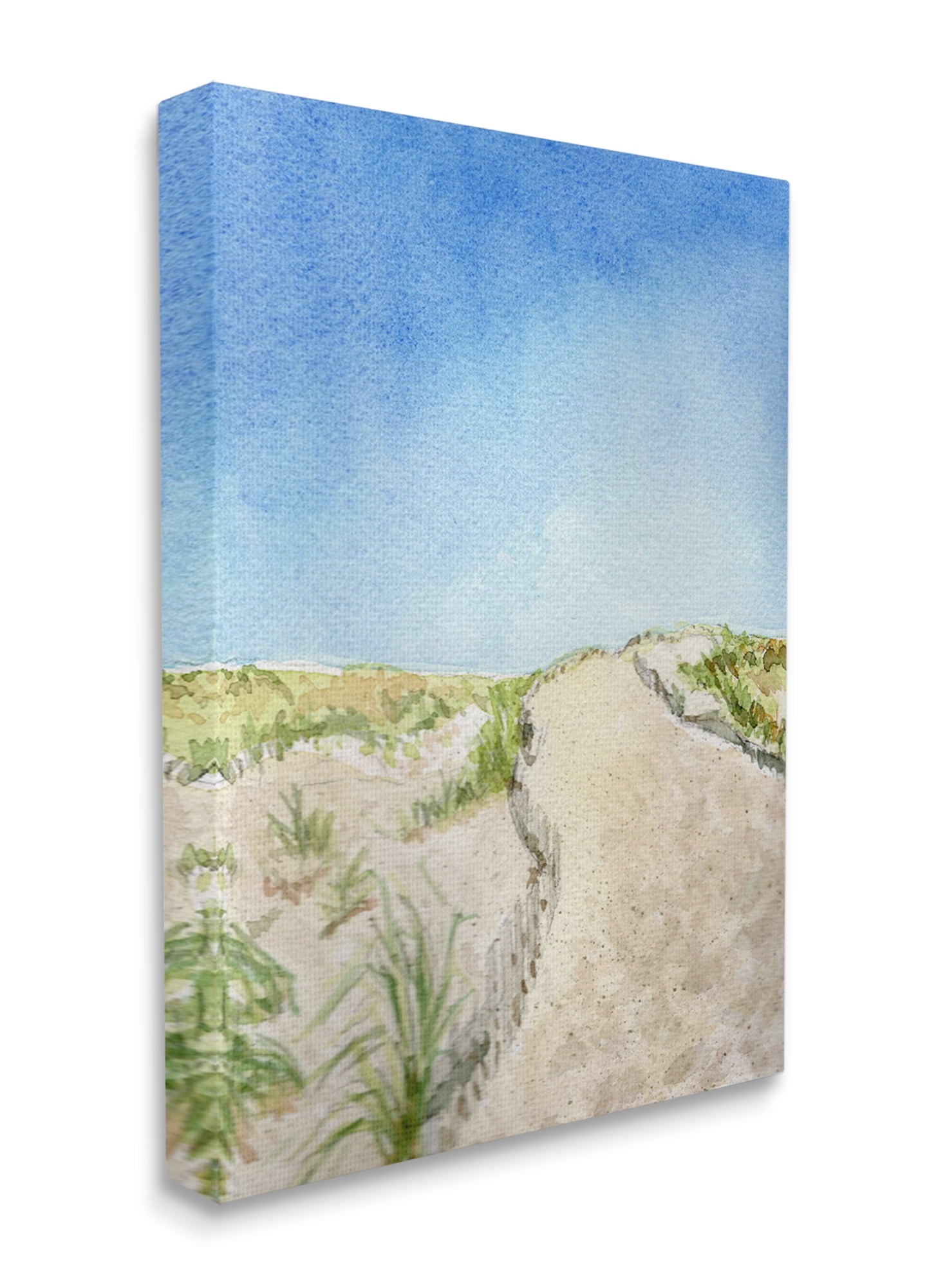 Stupell Industries Sand Dunes at Beach Coastal Nature Landscape Canvas Wall Art, 36 x 48, Design by Melissa Hyatt LLC