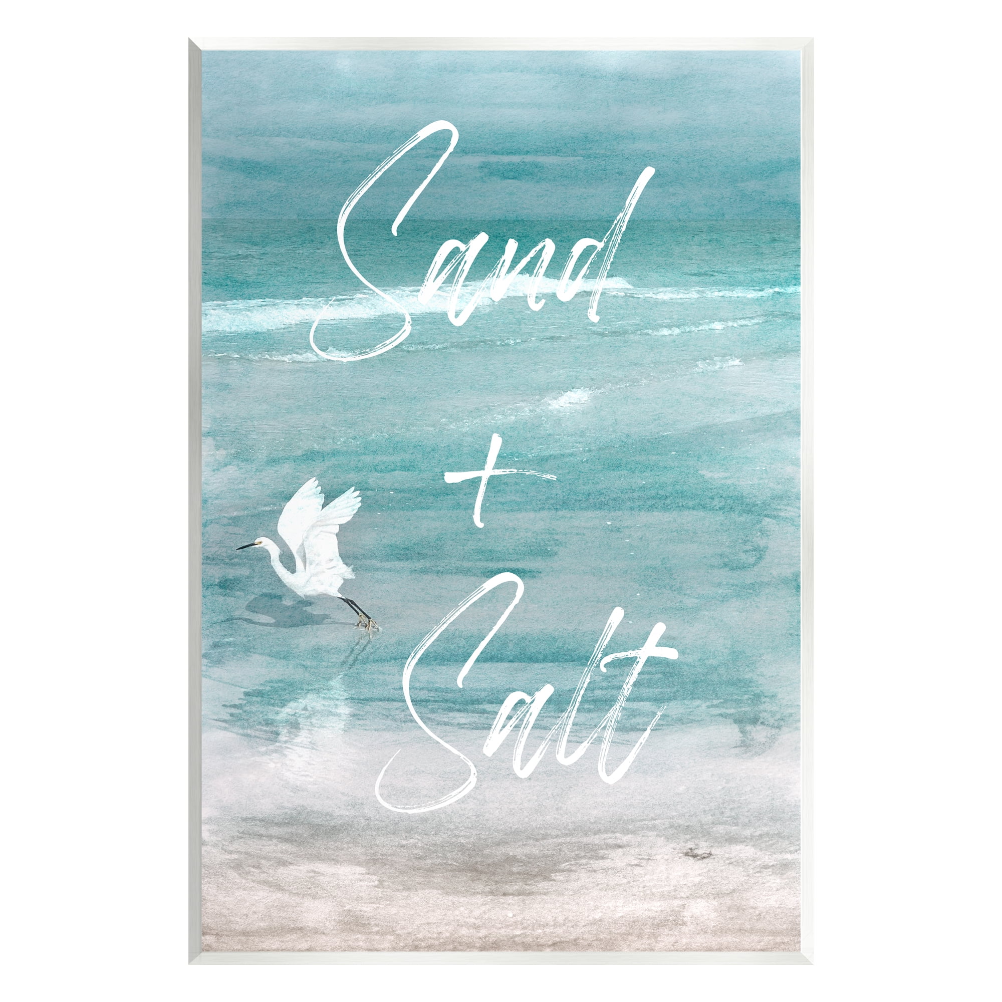 Stupell Industries Sand & Salt Beach Phrase Animals & Insects Painting Unframed Art Print Wall Art, 10 x 15
