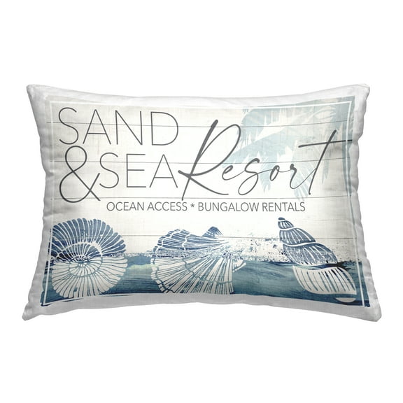 Stupell Industries Sand & Sea Resort Decorative Printed Throw Pillow Design by PDR, LLC..