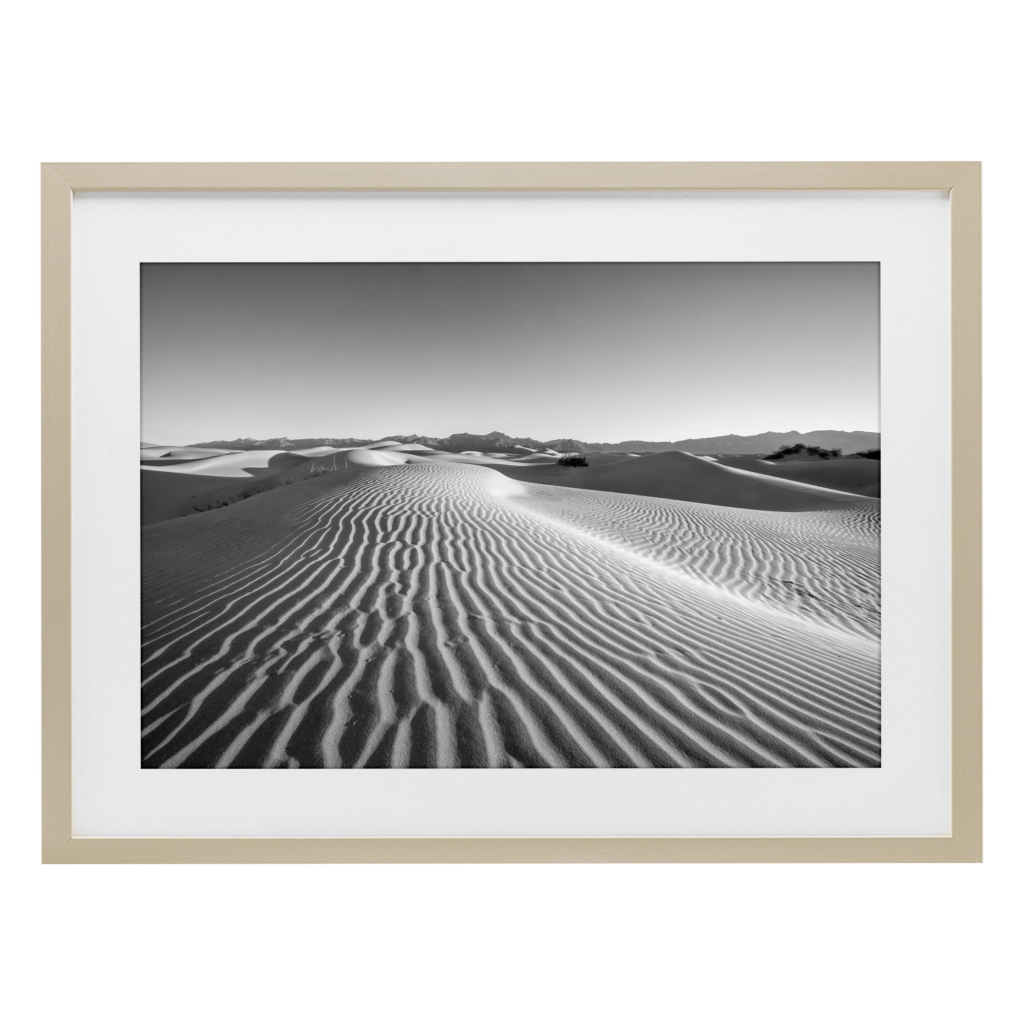 Stupell Industries Sand Waves In The Distance Birch Framed Print Under Glass, design by Jon Evan