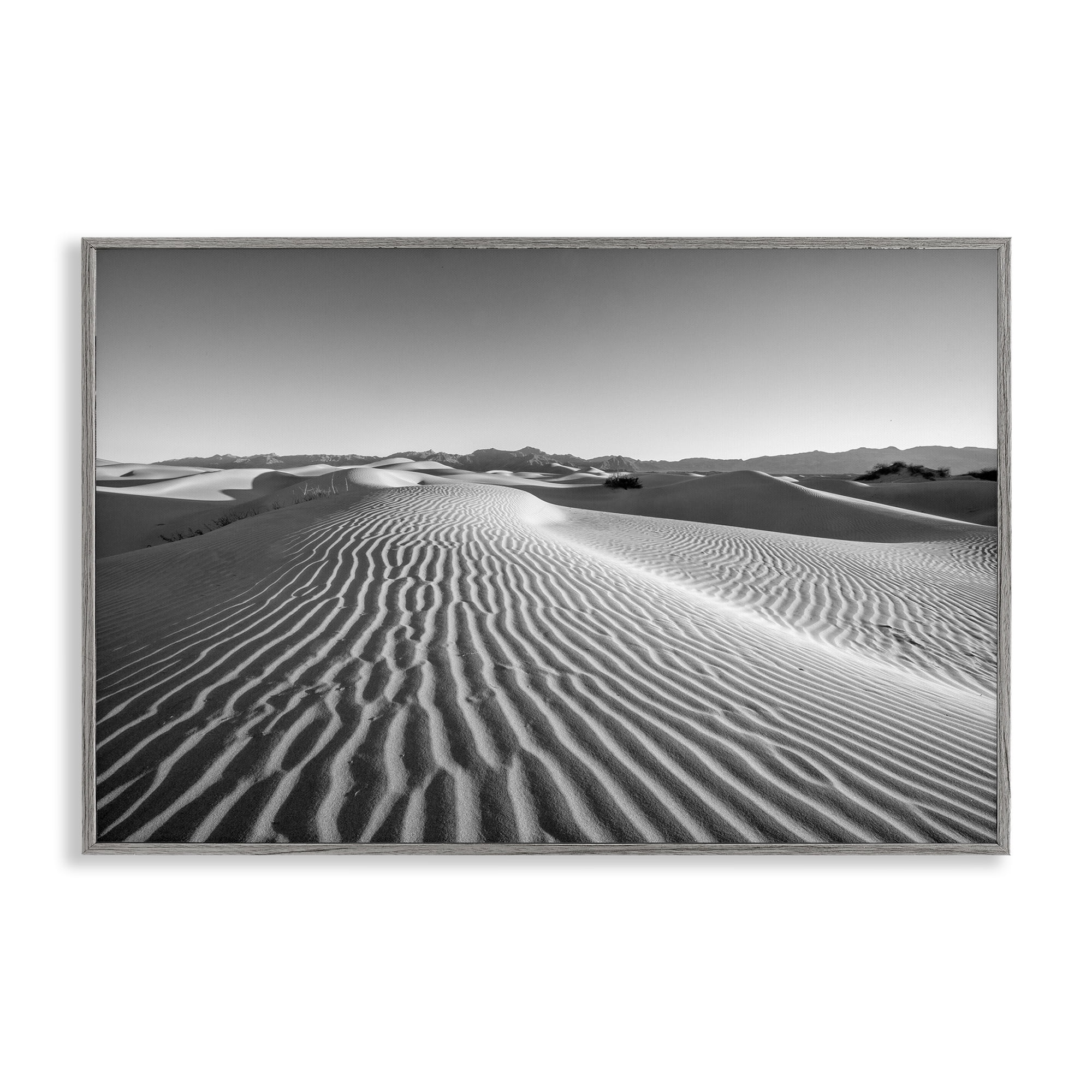 Stupell Industries Sand Waves In The Distance Gray Framed Giclee Art, design by Jon Evan