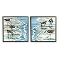 thumbnail image 1 of Stupell Industries Sandpipers Grazing Beach Shore Painting Black Framed Art Print Wall Art, Set of 2, Design by Paul Brent, 1 of 7