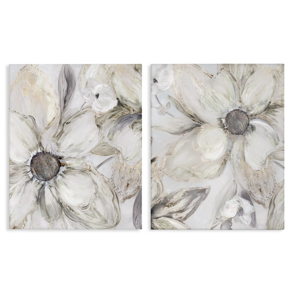 Stupell Industries Cottage Sandstone Tinted Blooms 2pc Canvas Art Set, 16 x 20 each, by Carol Robinson