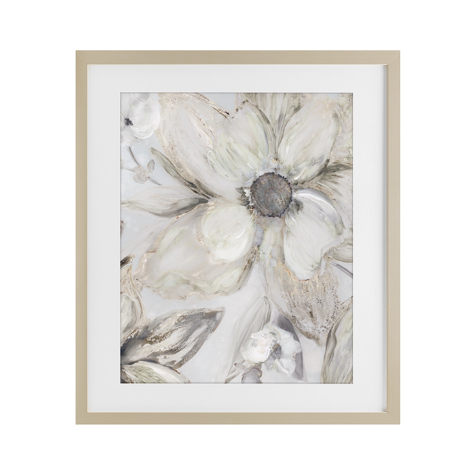 Stupell Industries Sandstone Tone Blooms Birch Framed Print Under Glass, design by Carol Robinson