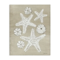 Stupell Industries Sandy Beach Treasures Coastal Painting Gallery Wrapped Canvas Art Print Wall Art, 16 x 20