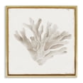 thumbnail image 1 of Stupell Industries Sandy Coral Drift Gold Framed Floater Canvas Wall Art design by Lily K., 18 x 18, 1 of 9