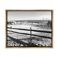 thumbnail image 1 of Stupell Industries Sandy Fenced Path Landscape Photography Brown Floater Framed Canvas Art Print Wall Art, 21 x 17, 1 of 10