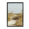 thumbnail image 1 of Stupell Industries Sandy Path with Reeds Landscape Photography Black Floater Framed Canvas Art Print Wall Art, 17 x 25, 1 of 2