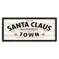 thumbnail image 1 of Stupell Industries Santa Claus Coming To Town Rustic Holiday Painting Black Framed Art Print Wall Art, 1 of 7