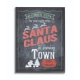 thumbnail image 1 of Stupell Industries Santa Claus Holiday Advert Christmas Word DesignFramed Wall Art By Artist Jo Moulton, 1 of 3