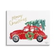 thumbnail image 1 of Stupell Industries Santa Gnomes Driving Christmas Car Holiday Tree Graphic Art Gallery Wrapped Canvas Print Wall Art, Design by Heatherlee Chan, 1 of 5