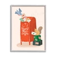 thumbnail image 1 of Stupell Industries Santa Mail Holiday Parcels Letters Graphic Art Gray Framed Art Print Wall Art, Design by Kristina Hultkrantz, 1 of 7