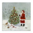 thumbnail image 1 of Stupell Industries Santa with Birdhouse Tree Holiday Painting Gallery Wrapped Canvas Art Prints Wall Art, 24 x 24, 1 of 8
