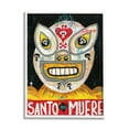 thumbnail image 1 of Stupell Industries Santo No Muere Mexican Wrestler Mask Skull Motif Framed Wall Art, 16 x 20, Design by Jorge R. Gutierrez, 1 of 5