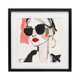 thumbnail image 1 of Stupell Industries Modern Sassy Glamour Sketch Black Framed Print Under Glass, 13 x 13, by Andrea Haase, 1 of 8