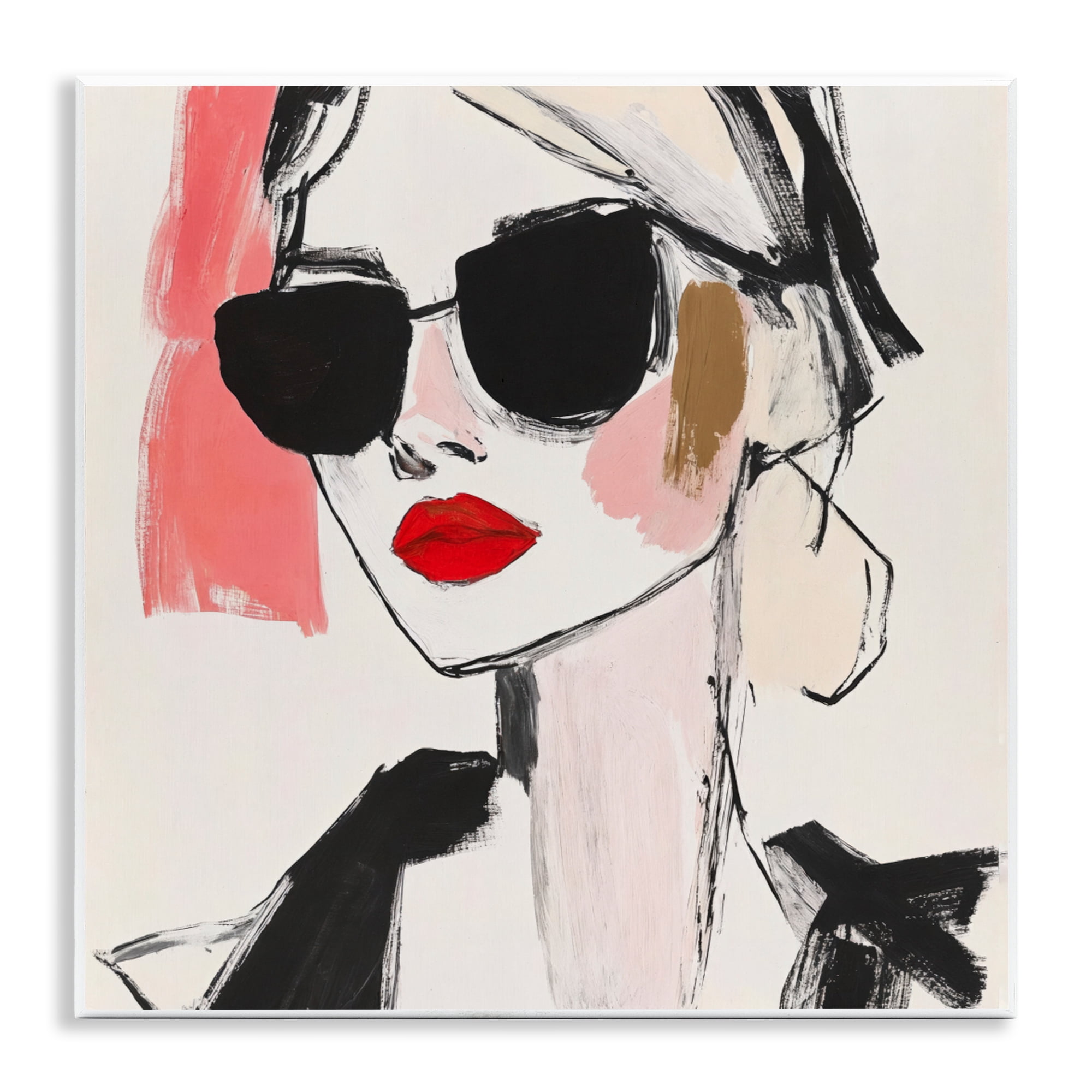 Stupell Industries Sassy Glamour Sketch Wall Plaque Art, design by Andrea Haase