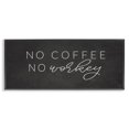 thumbnail image 1 of Stupell Industries Cottage Sassy No Coffee Quote Black Framed Giclee Art, 24 x 10, by Lux + Me Designs, 1 of 8