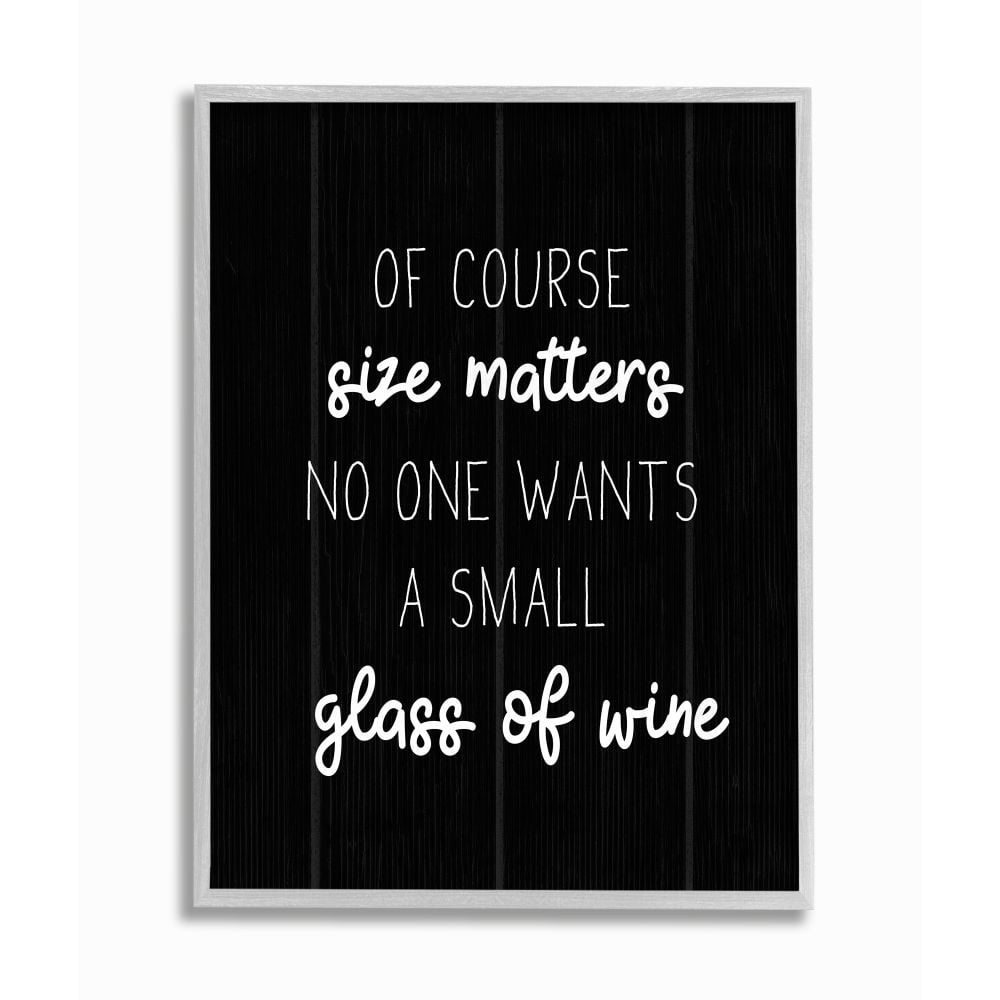 Stupell Industries Sassy No One Wants A Small Glass Phrase Designed by Daphne Polselli