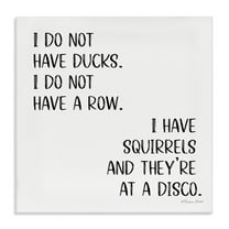 Stupell Industries Sassy Squirrels At Disco Novelty & Humor Painting Wrapped Canvas Art Print Wall Art, 17 x 17
