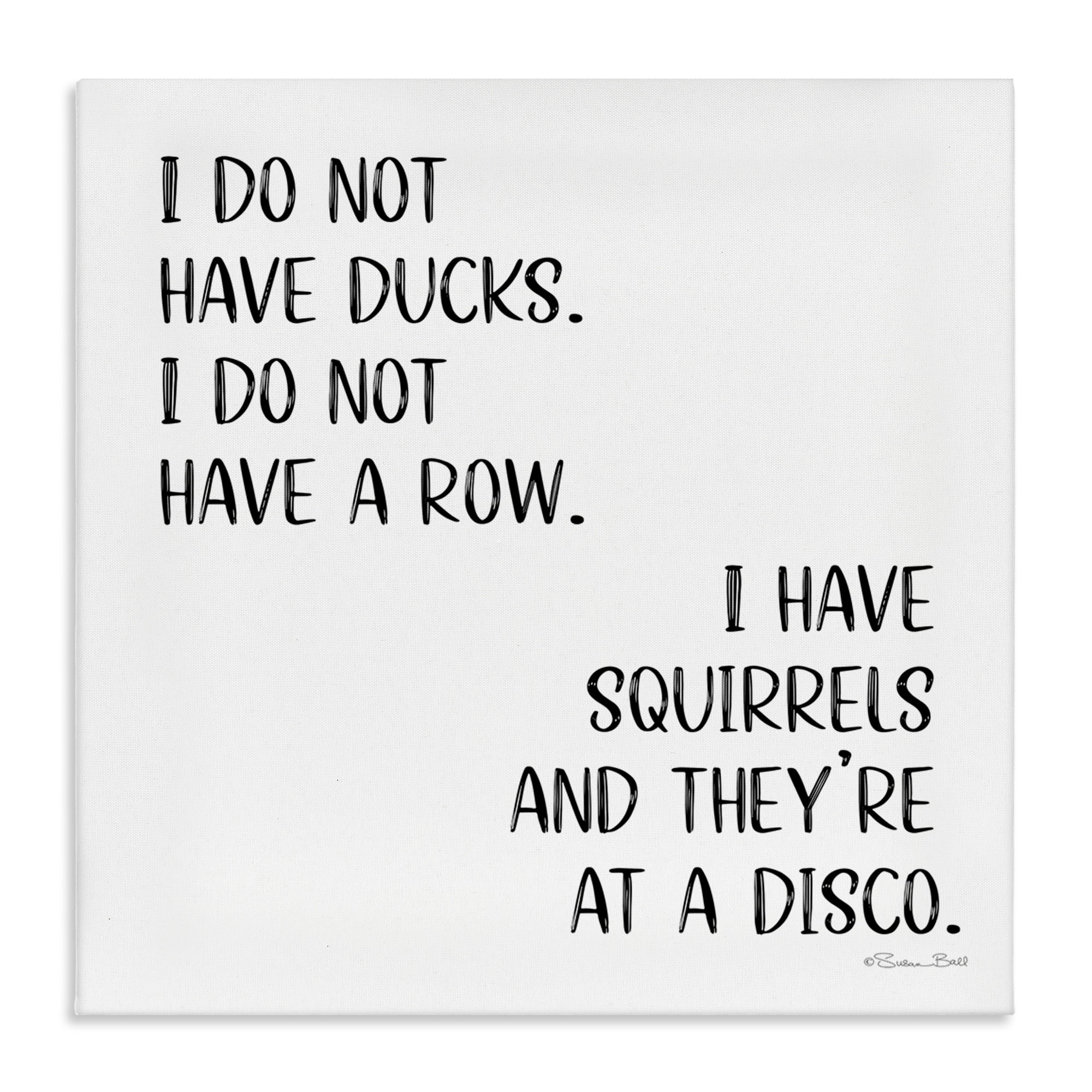 Stupell Industries Sassy Squirrels At Disco Novelty & Humor Painting Wrapped Canvas Art Print Wall Art, 36 x 36