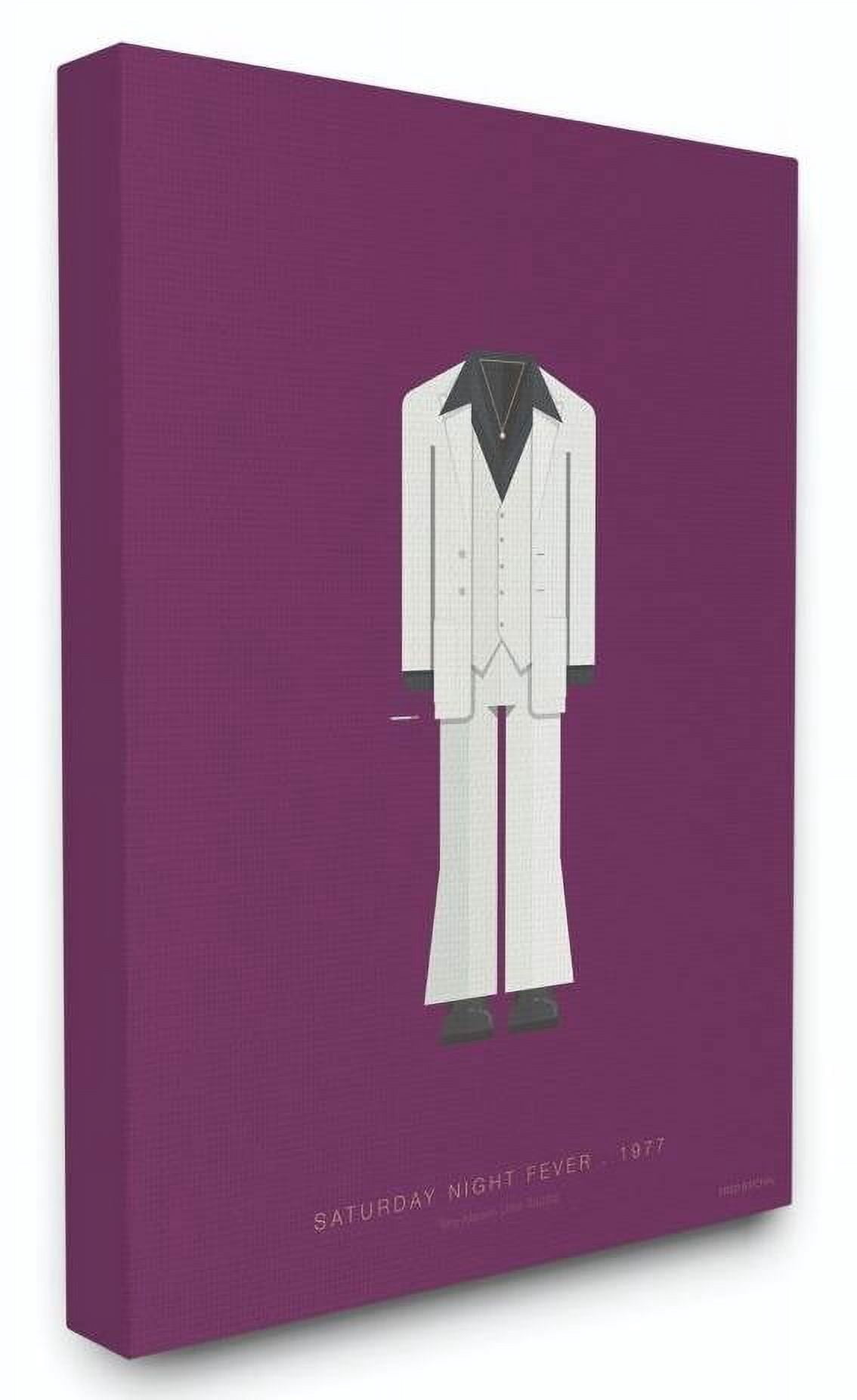 Stupell Industries Saturday Night Fever Famous People Characters Fashion Design Canvas Wall Art by Fred Birchal