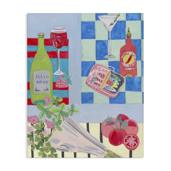 Stupell Industries Saucy Kitchen Secrets Canvas Wall Art, design by Melissa Wang