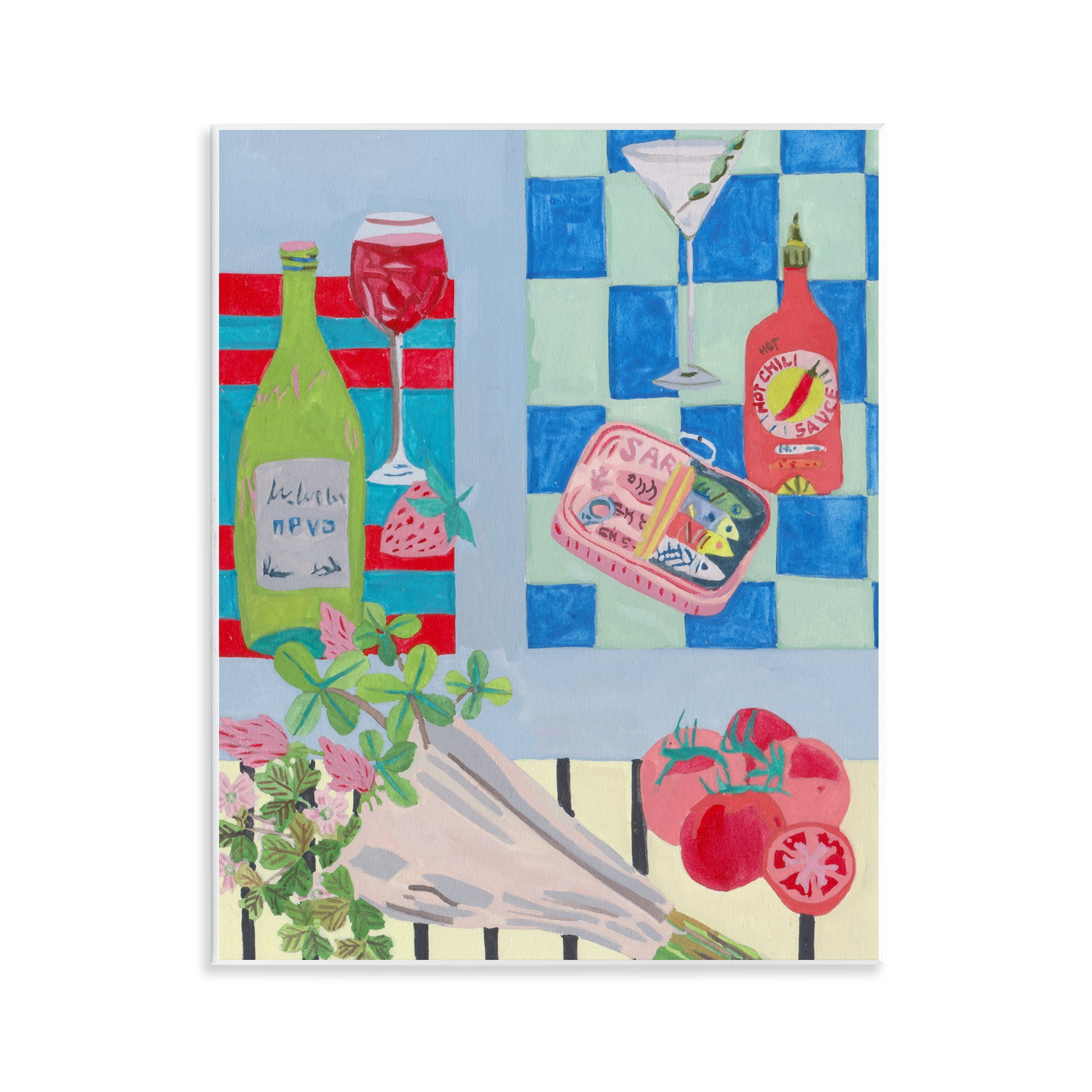 Stupell Industries Saucy Kitchen Secrets Wall Plaque Art, design by Melissa Wang