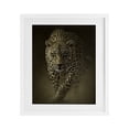 thumbnail image 1 of Stupell Industries Savage Leopard Predator White Framed Print Under Glass design by Collin Bogle, 21 x 17, 1 of 10
