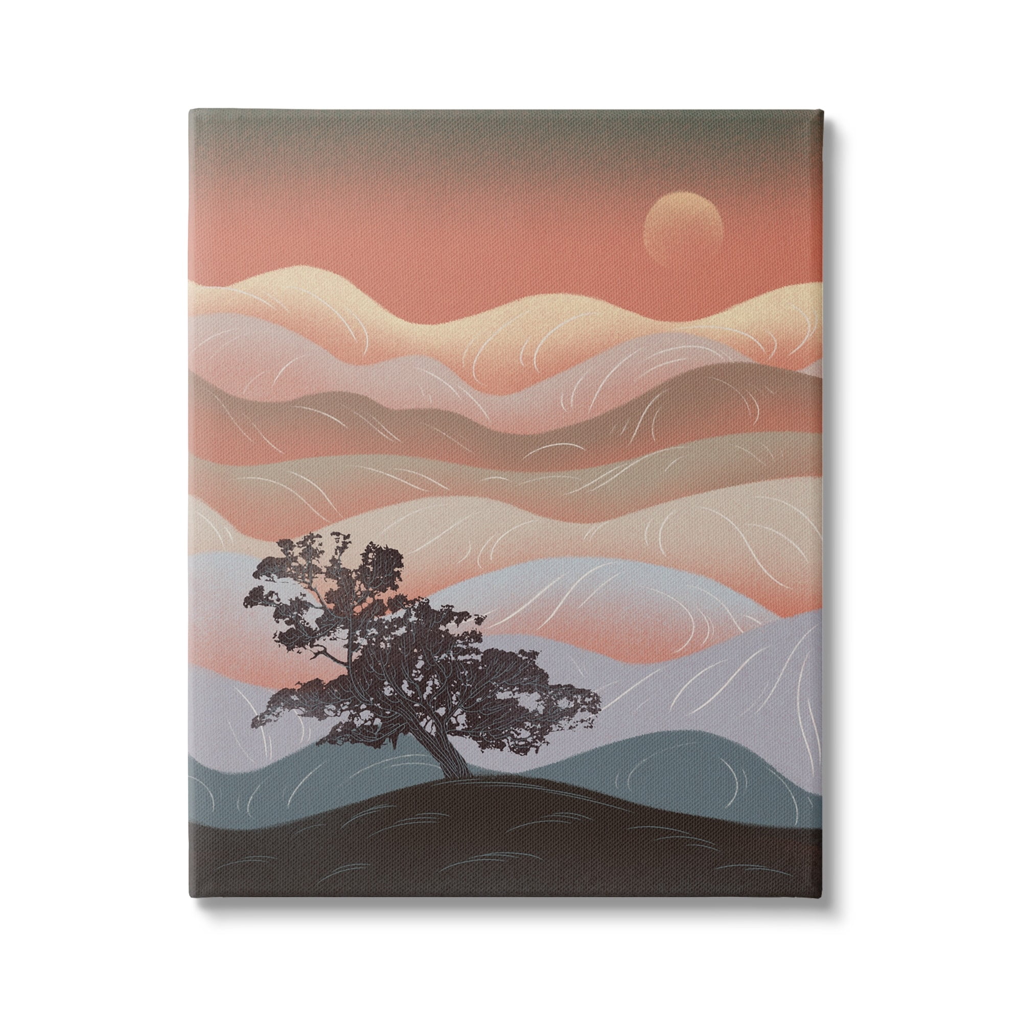 Stupell Industries Savanna Tree Sprout Breezy Desert Dunes at Dawn,30 x 40, Design by Ziwei Li