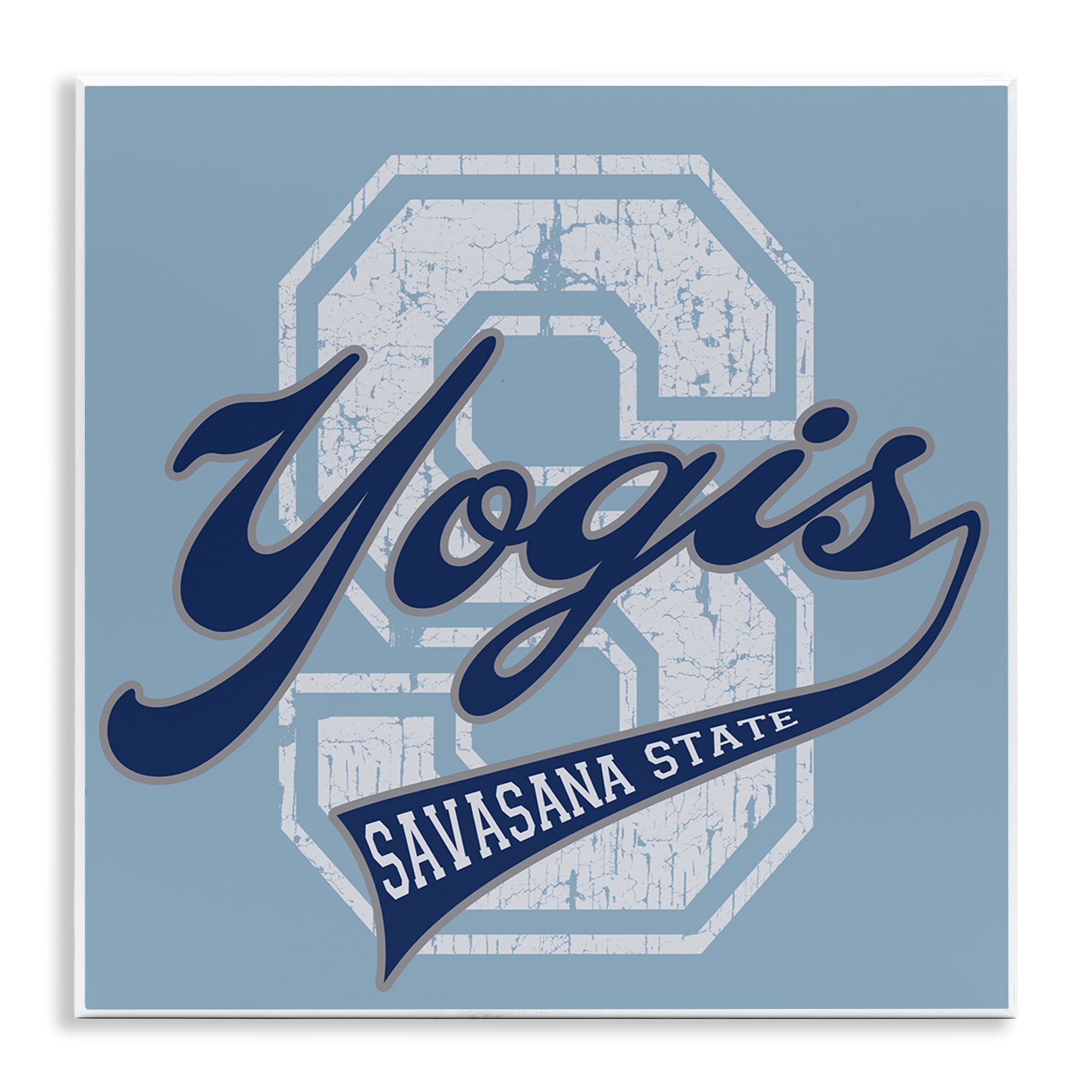 Stupell Industries Savasana State Yogis Text & Numbers Painting Unframed Art Print Wall Art, 12 x 12