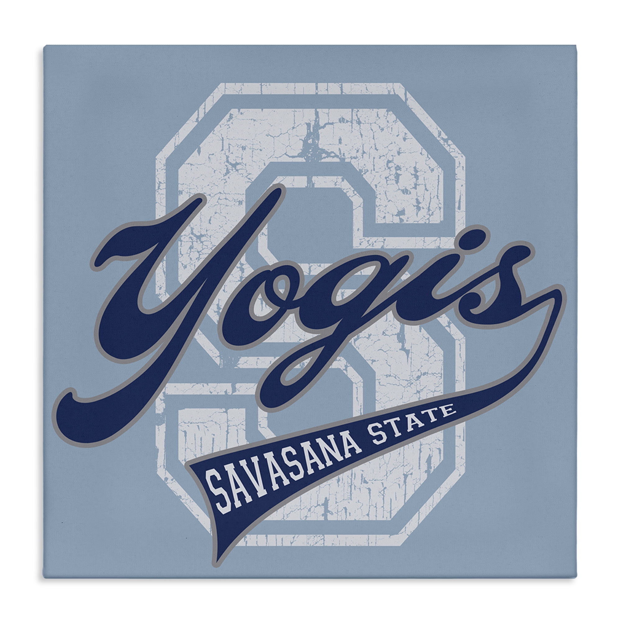 Stupell Industries Savasana State Yogis Text & Numbers Painting Wrapped Canvas Art Print Wall Art, 17 x 17