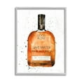 thumbnail image 1 of Stupell Industries Save Water Drink Bourbon Quote Common Liquor Bottle Grey Framed, 16 x 20, Design by Mercedes Lopez Charro, 1 of 5