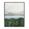 thumbnail image 1 of Stupell Industries Scandinavian Mountains Beyond Forest Black Framed Giclee Art, 11 x 14, by June Erica Vess, 1 of 8