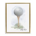 thumbnail image 1 of Stupell Industries Scandinavian Soft Pastel Golf on Tee Gold Floating Frame Canvas Art, 17 x 21, by Matthew Piotrowicz, 1 of 7