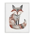 thumbnail image 1 of Stupell Industries Bohemian Scandinavian Style Fox White Framed Giclee Art, 11 x 14, by LSR Design Studio, 1 of 8