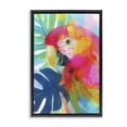 thumbnail image 1 of Stupell Industries Contemporary Scarlet Macaw in Paradise Black Floating Frame Canvas Art, 17 x 25, by Chromatic Storm Studio, 1 of 8