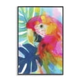 thumbnail image 1 of Stupell Industries Contemporary Scarlet Macaw in Paradise Black Framed Giclee Art, 12 x 18, by Chromatic Storm Studio, 1 of 8