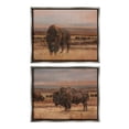 thumbnail image 1 of Stupell Industries Scattered Bison & Farmland Animals & Insects Painting Gray Floater Framed Canvas Art Print Wall Art, 21 x 17, Set of 2, 1 of 10