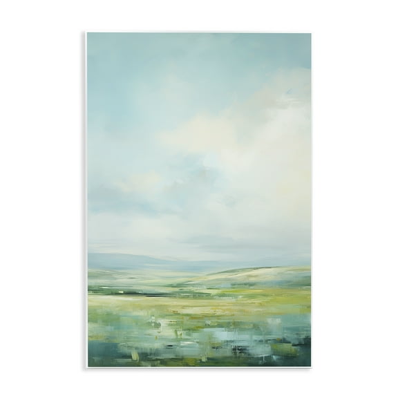 Stupell Industries Scenic Countryside Clouds Landscape & Nature Painting Unframed Art Print Wall Art, 10 x 15