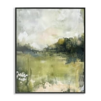 Stupell Industries Scenic Faded Atmosphere Landscape & Nature Painting Black Framed Art Print Wall Art, 11 x 14