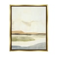 thumbnail image 1 of Stupell Industries Scenic River Landscape Sky Painting Metallic Gold Floating Framed Canvas Print Wall Art, Design by Annie Warren, 1 of 6
