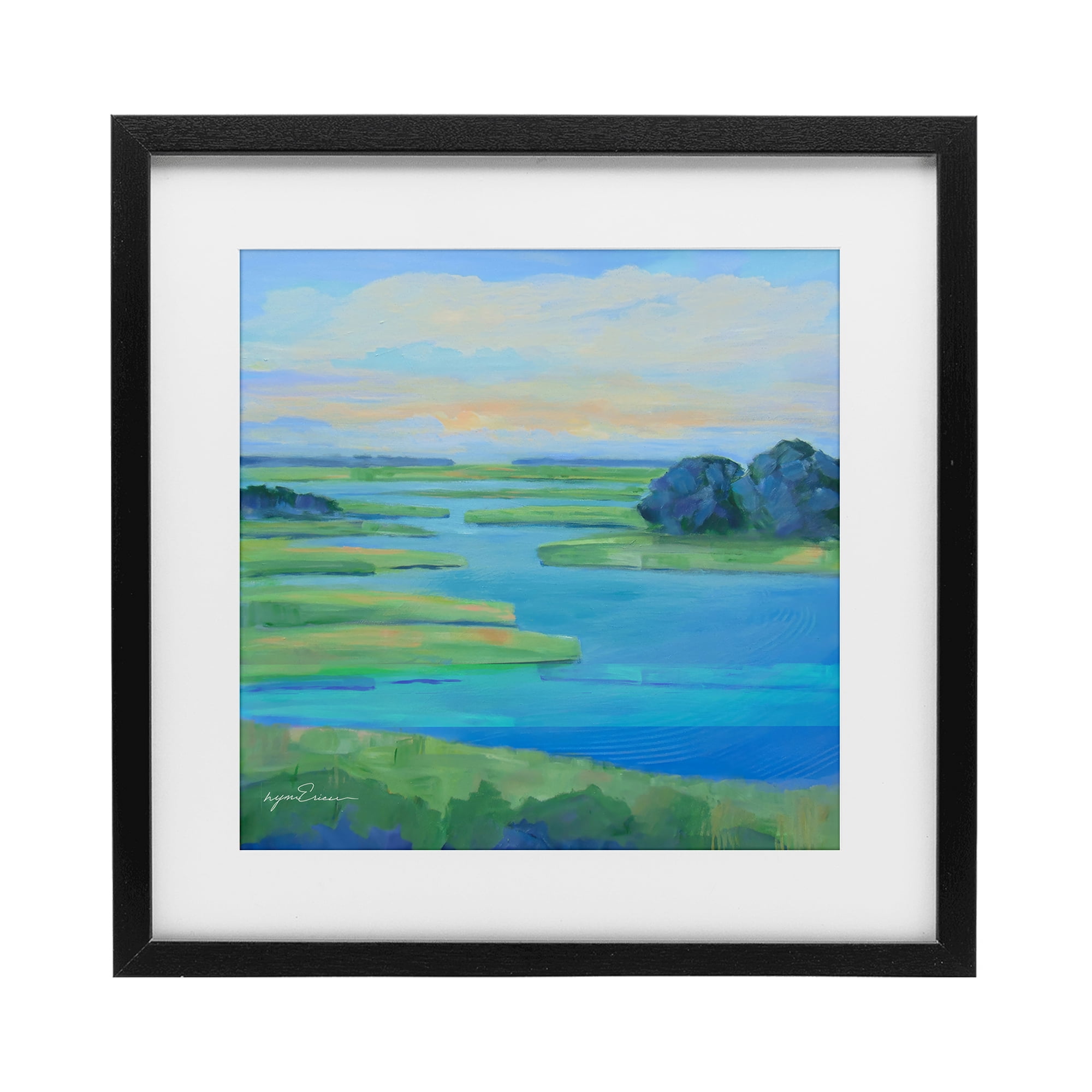Stupell Industries Scenic Scarborough Marshes Black Framed Print Under Glass, design by Lynn Ericson Fine Art