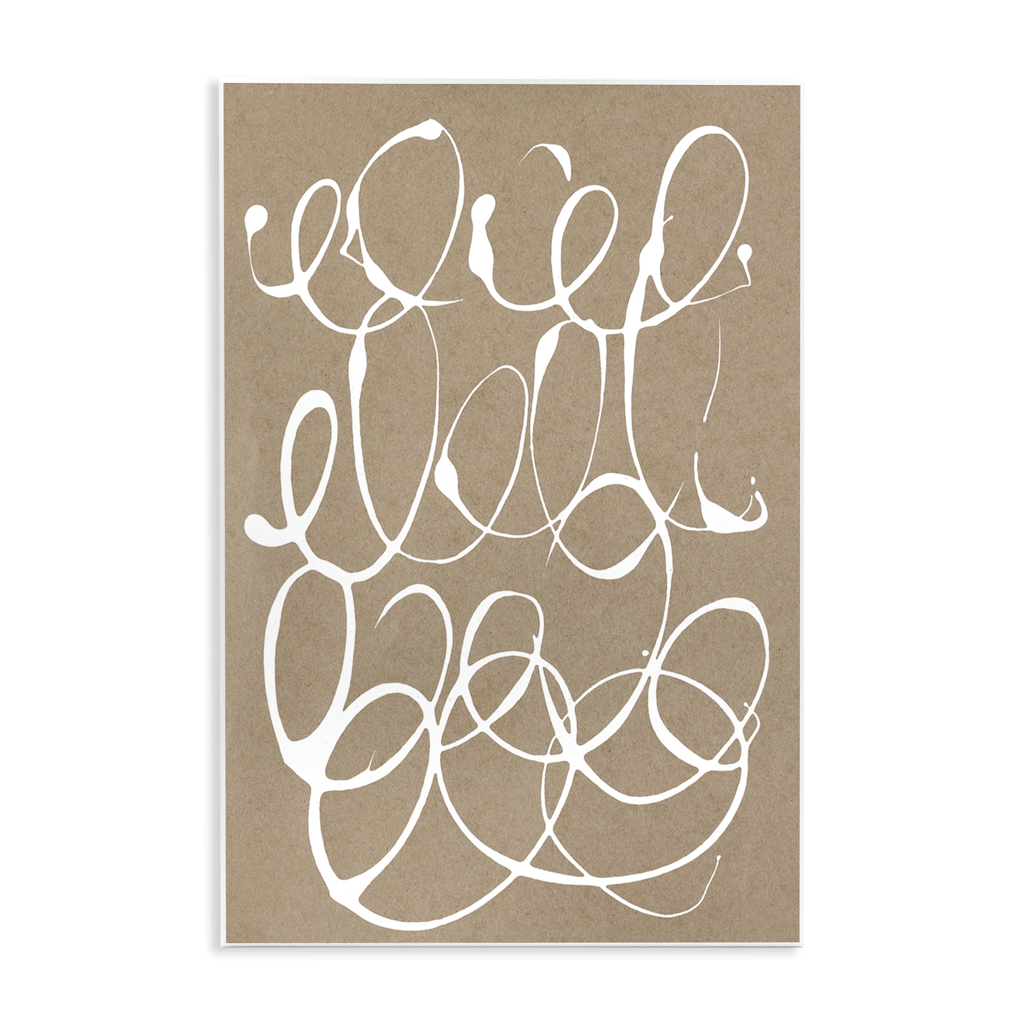 Stupell Industries Scribbled Taupe Circles Wall Plaque Art, design by Susan Bryant
