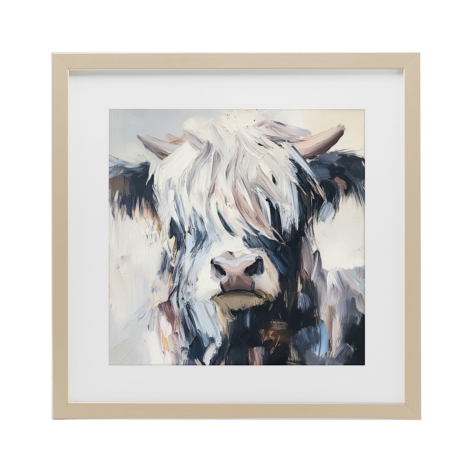 Stupell Industries Scruffy Little Highland Birch Framed Print Under Glass, design by Tina LeCour