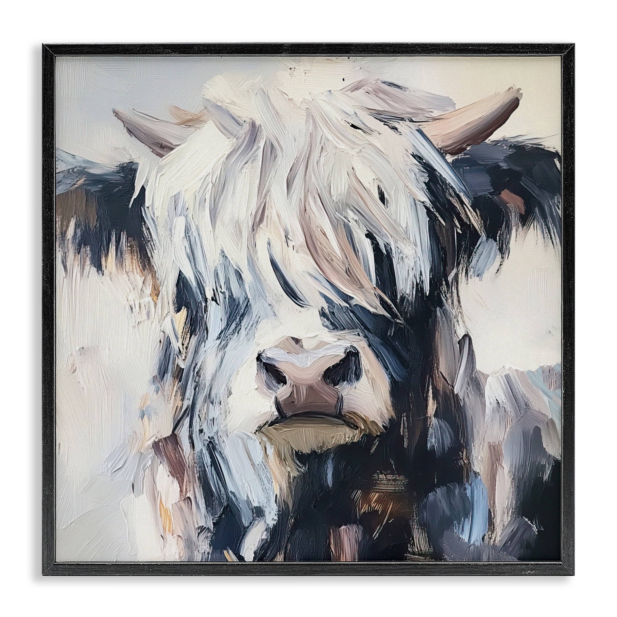 Stupell Industries Scruffy Little Highland Black Framed Giclee Art, design by Tina LeCour