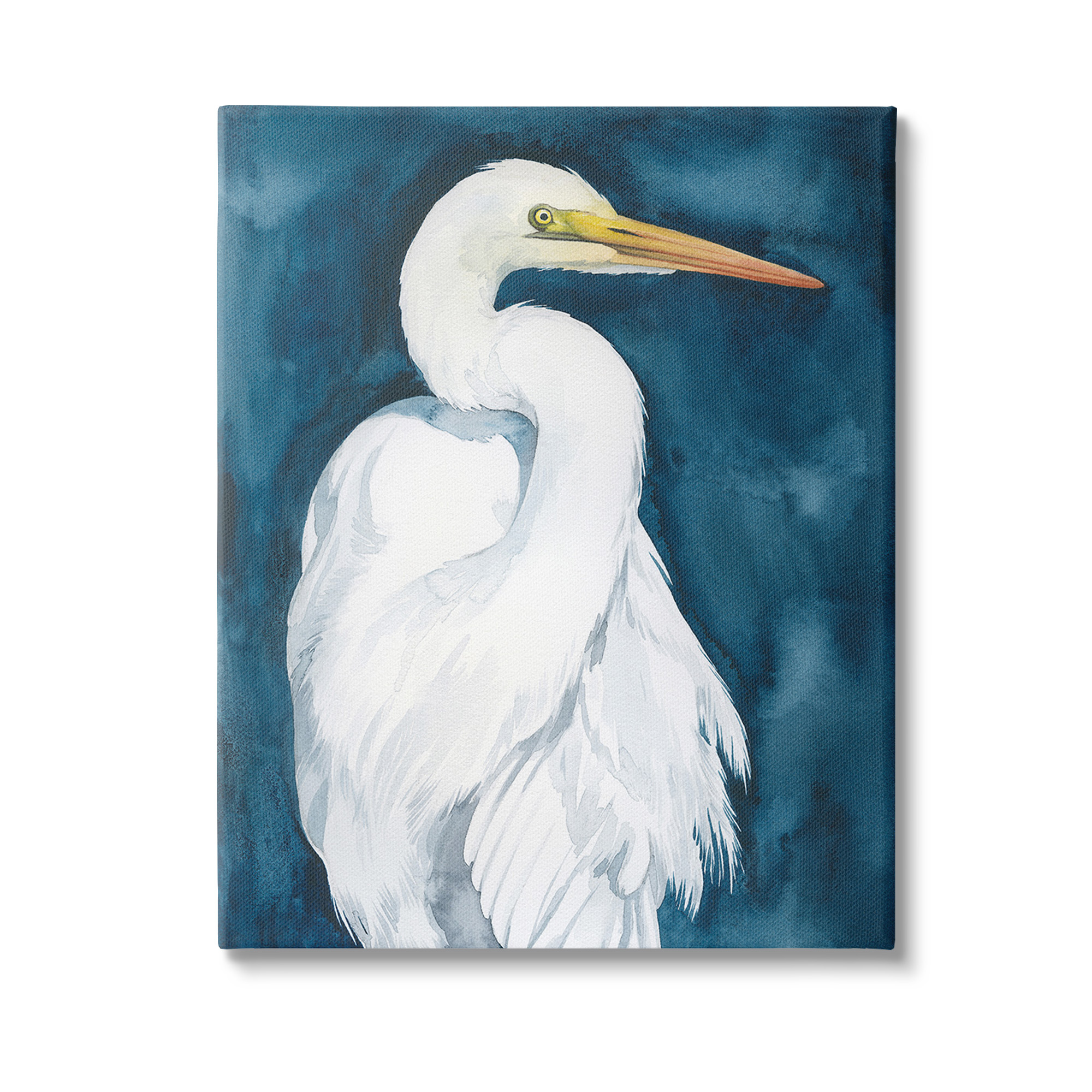 Stupell Industries Sea Bird Portrait Animals & Insects Painting Gallery Wrapped Canvas Art Print Wall Art, 36 x 48