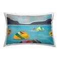thumbnail image 1 of Stupell Industries Sea Buoys Floating Decorative Printed Throw Pillow Design by Jan Weiss., 1 of 6