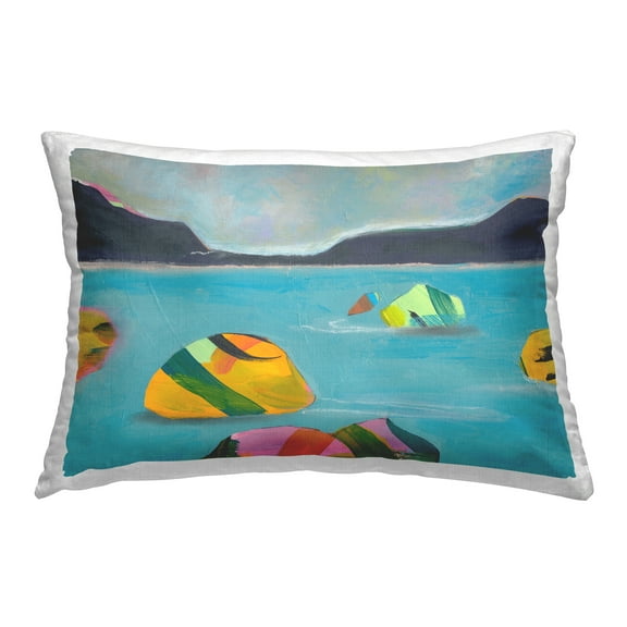 Stupell Industries Sea Buoys Floating Decorative Printed Throw Pillow Design by Jan Weiss.